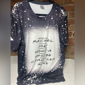 ☀️☀️Sale Friends TV Show Graphic Tee – Bleach Splatter Style womens T-Shirt